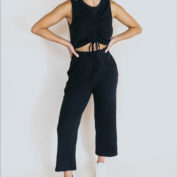 Kittenish Pants - Aliya cutout jumpsuit